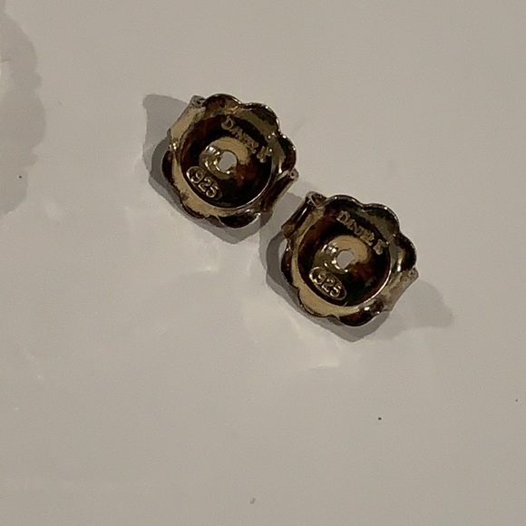 Uternity Hoop Earrings Sterling Silver 925 14K YG - Picture 10 of 12